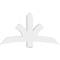 Ekena Millwork Davenport Architectural Grade PVC Gable Bracket, 60"W x 32 1/2"H x 4"D x 6"F, 13/12 Pitch GBP060X33X0406DAV00 - alternate 4